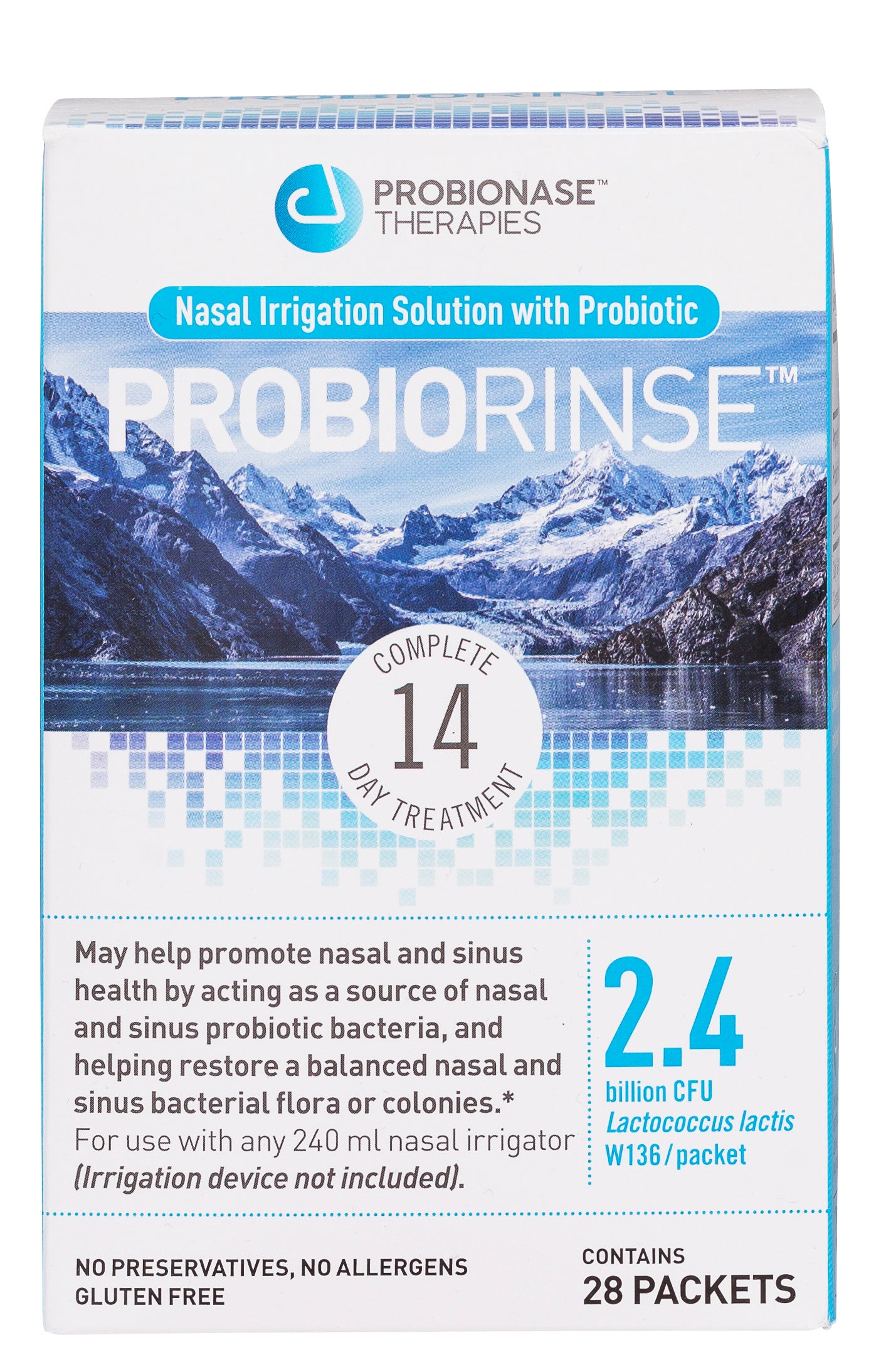 Probiorinse™  Nasal and Sinus Irrigation Solution with Probiotics - Probionase Therapies™ Inc. 