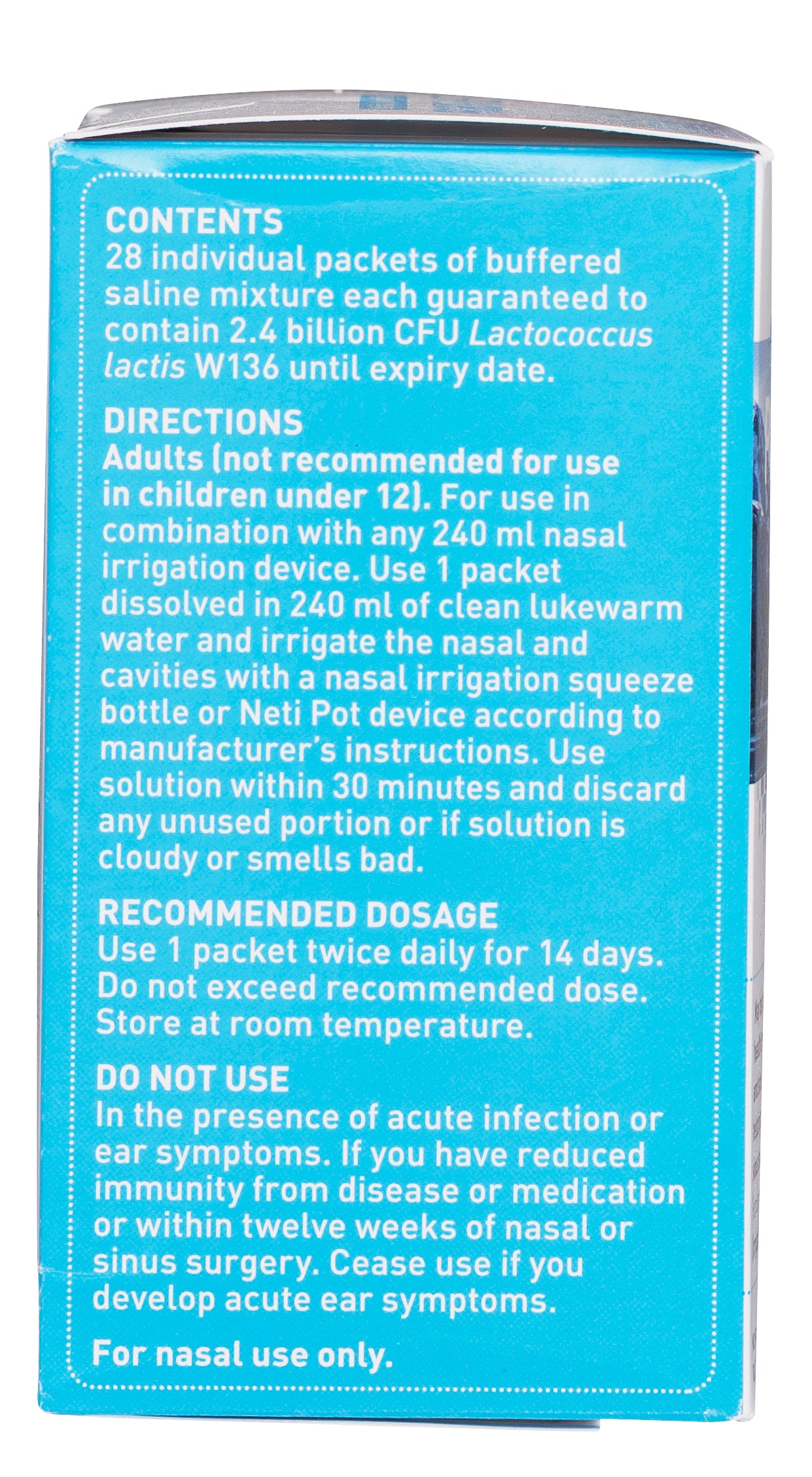 Probiorinse™  Nasal and Sinus Irrigation Solution with Probiotics - Probionase Therapies™ Inc. 